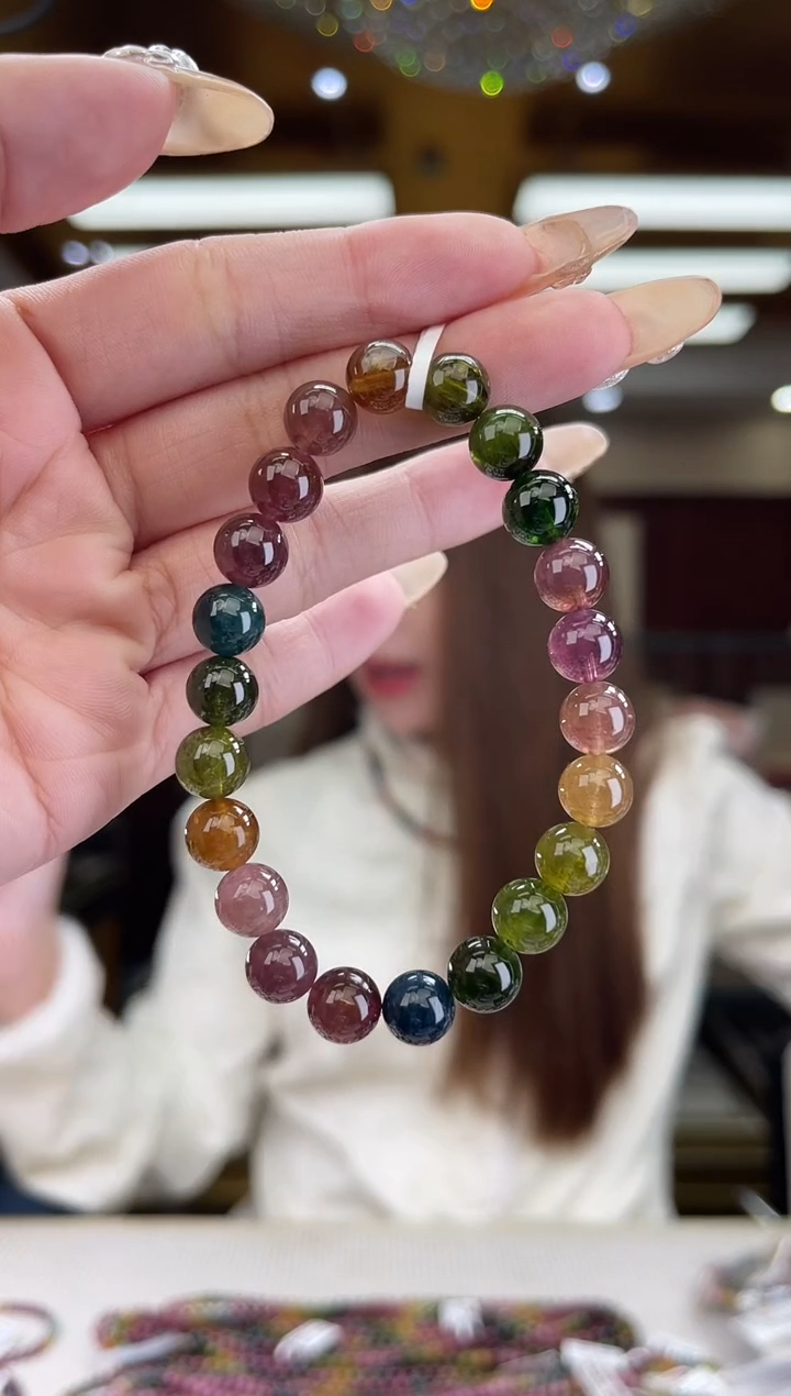 【闪购商品】碧玺/未镶嵌8mm+碧玺单圈多样性发货13