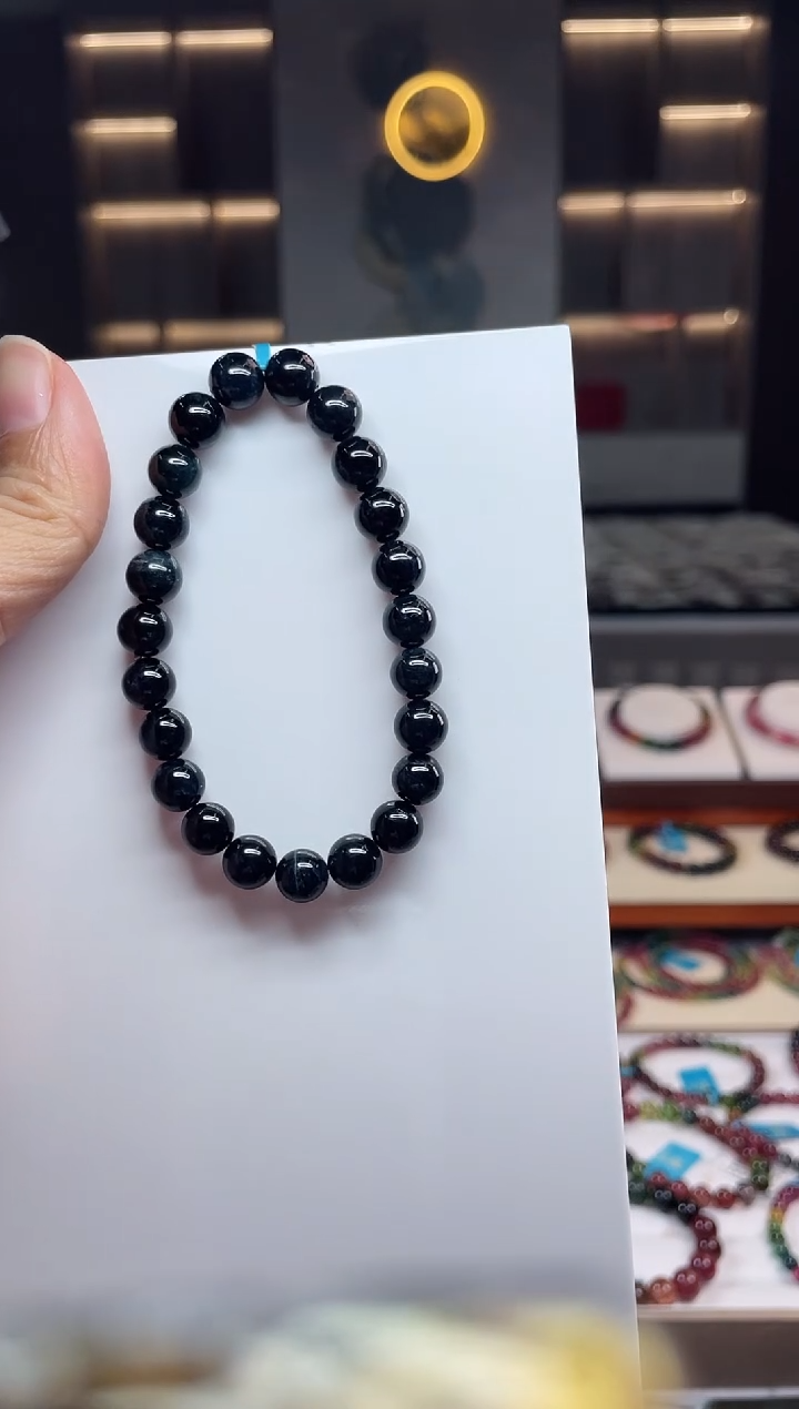 单圈手串未镶嵌碧玺（多样性发一条）Q