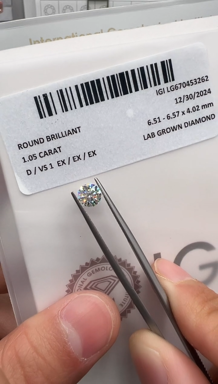 【闪购商品】实验室培育钻石裸石未镶嵌670453262