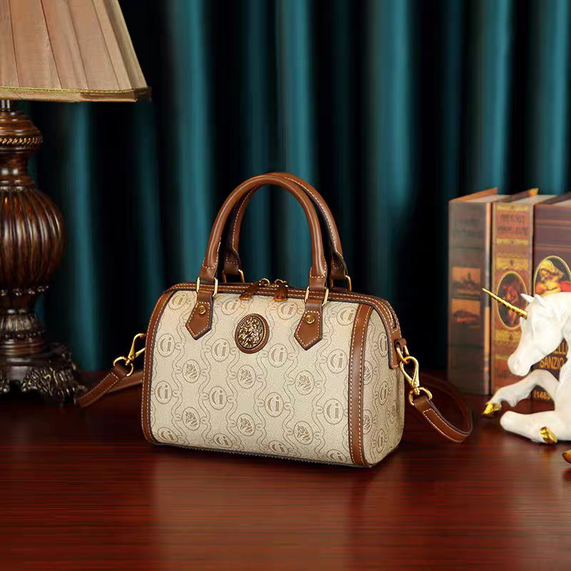 高品小众轻奢波士顿枕头包时尚百搭手提斜挎大容量包气质洋气