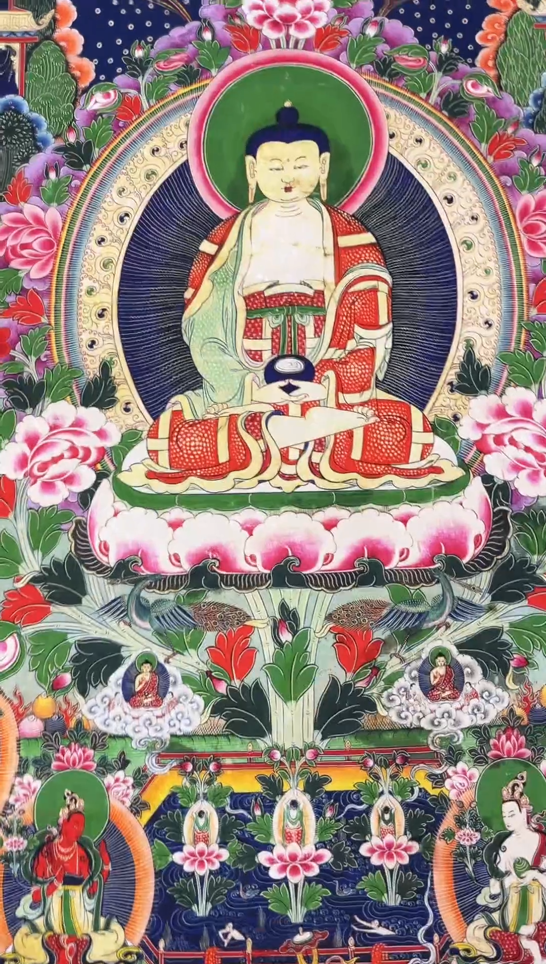 卷轴画老三的唐卡tk16