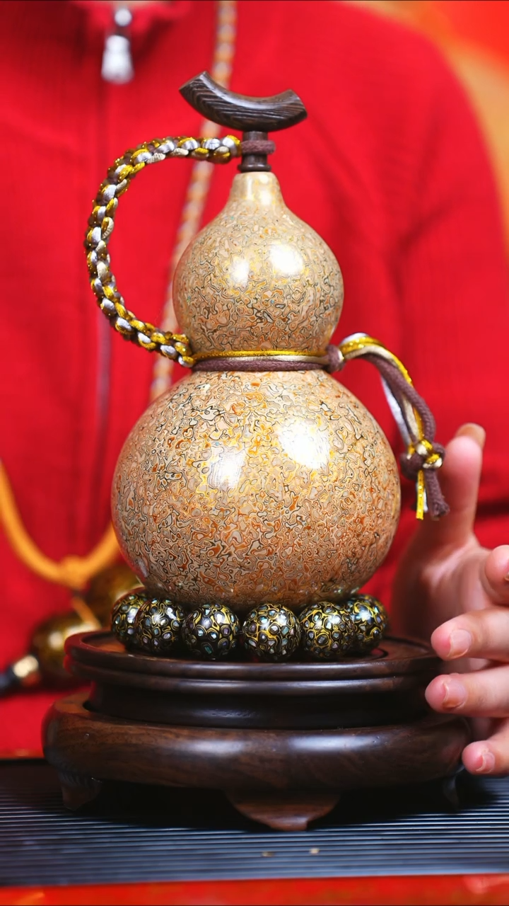 【闪购商品】JA023情人节臻选非遗大漆酒葫芦