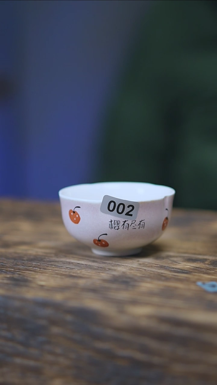 【闪购商品】002景德镇手绘樱桃单杯