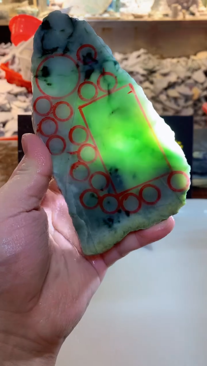 裸石翡翠0韩0翡翠珠宝731