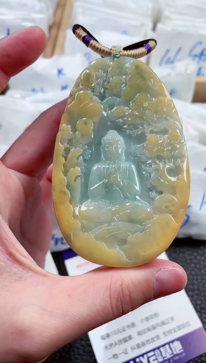 【闪购商品】翡翠颈饰未镶嵌00001104大日