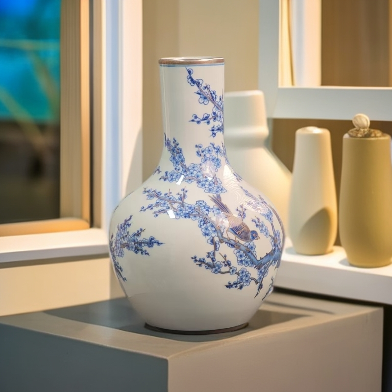 景德镇青花陶瓷花鸟