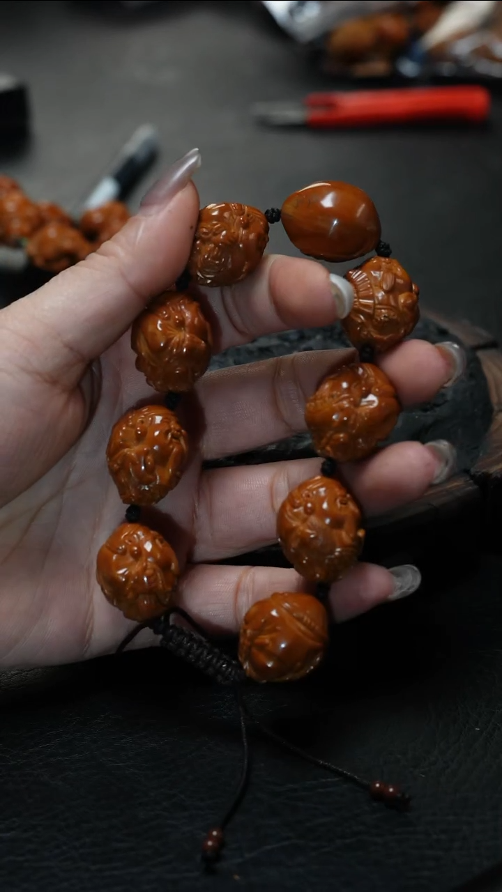 手串/手链橄榄核鱼子精品核文化