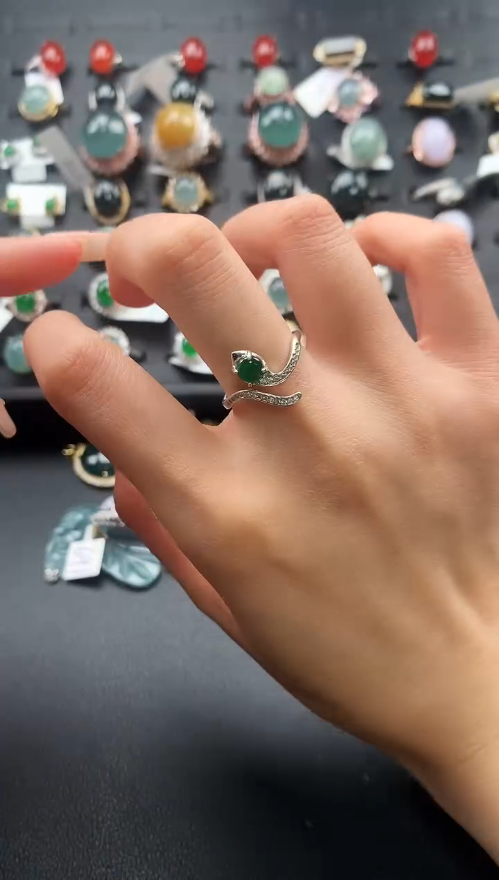 【闪购商品】翡翠戒指未镶嵌437457564564