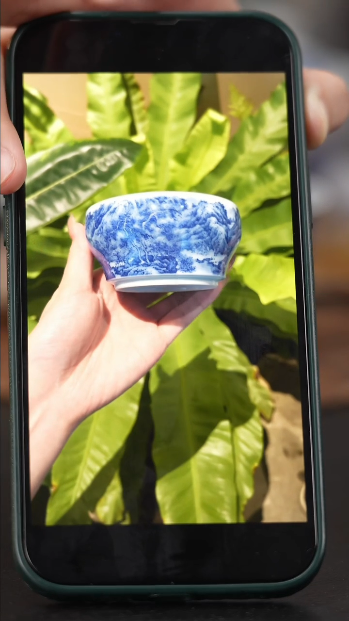 【闪购商品】杯九本造物青花桃源问津