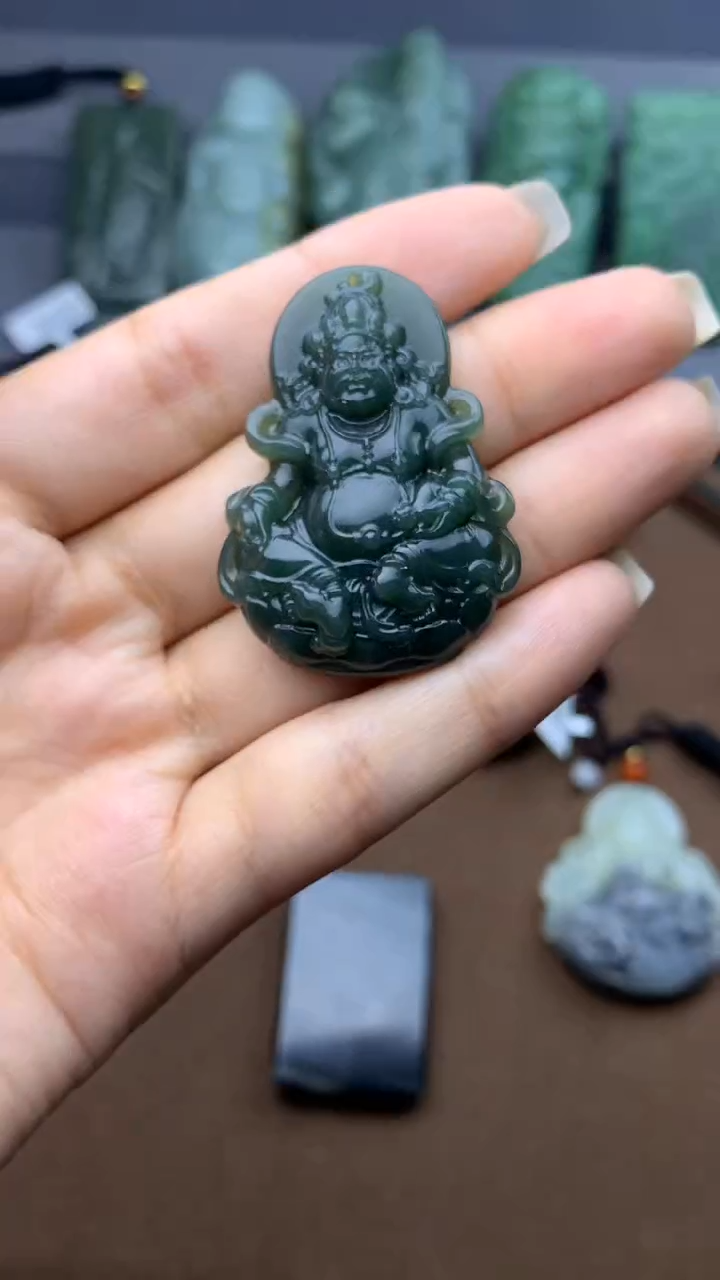 和田玉未镶嵌吊坠(不含链)挂件拍一发一