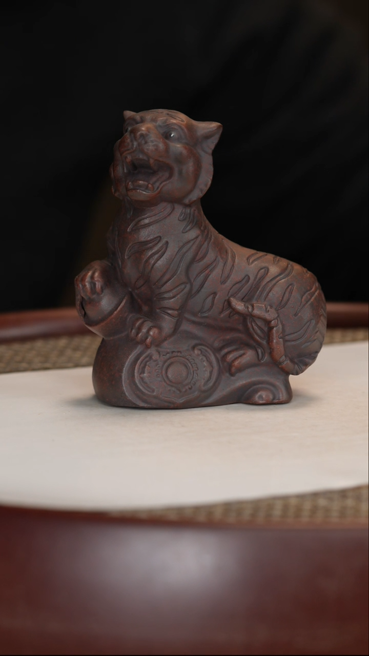 【闪购商品】紫砂茶壶古铜泥老虎