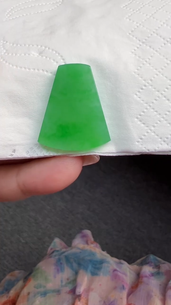 定制翡翠未镶嵌24.8*21.1*4无事牌