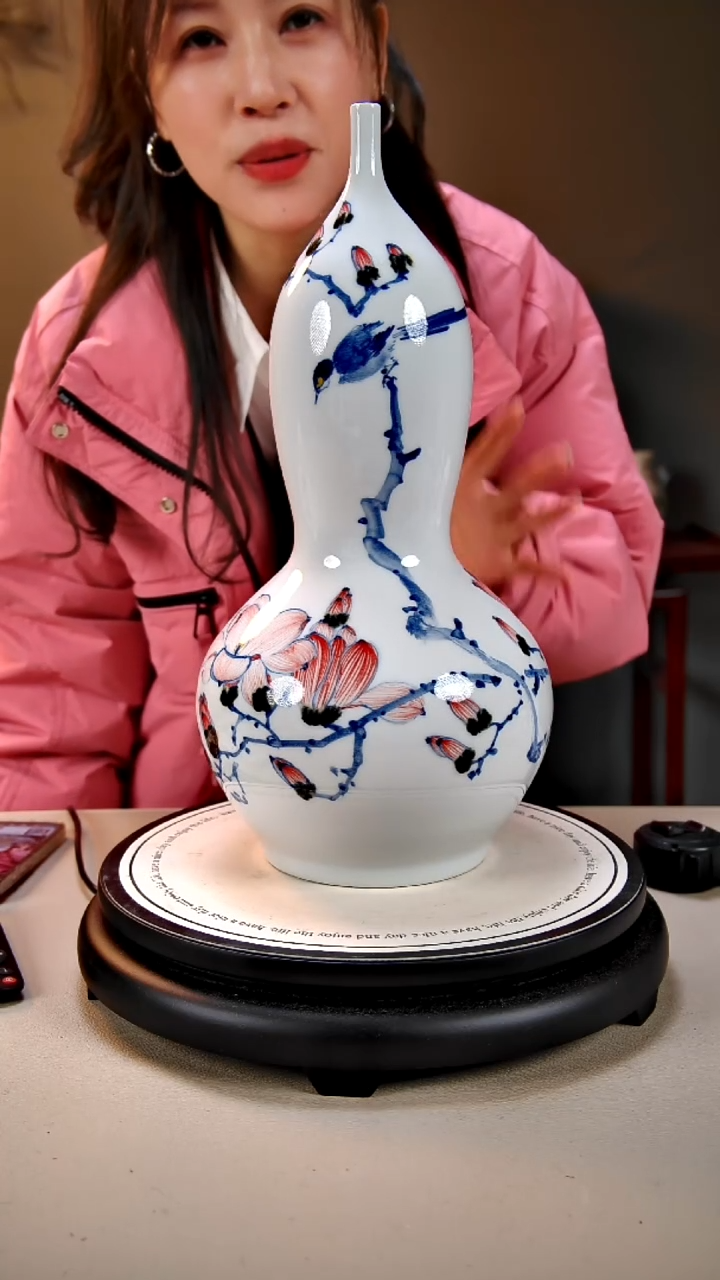 摆件陶景德镇手绘陶瓷21