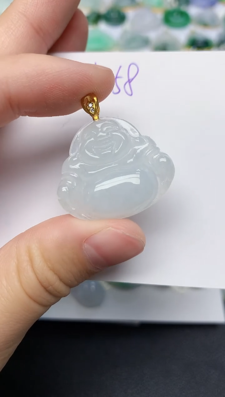 颈饰未镶嵌翡翠天然缅甸A货翡翠百元以上9元证书费自理