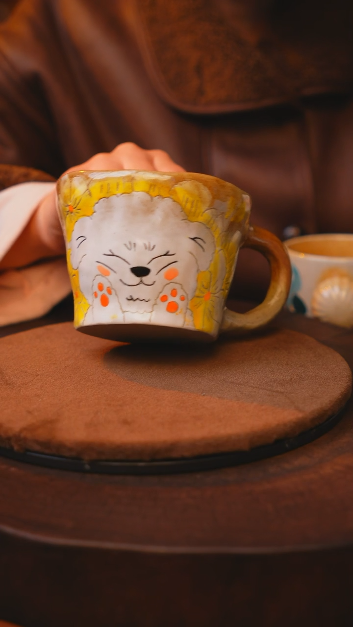 【闪购商品】瓷片景德镇手绘瓷器高温釉下彩---