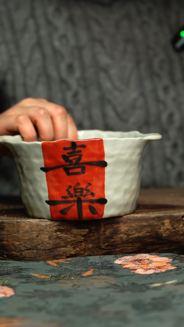 【闪购商品】杯釉下彩手工手绘同款陶器