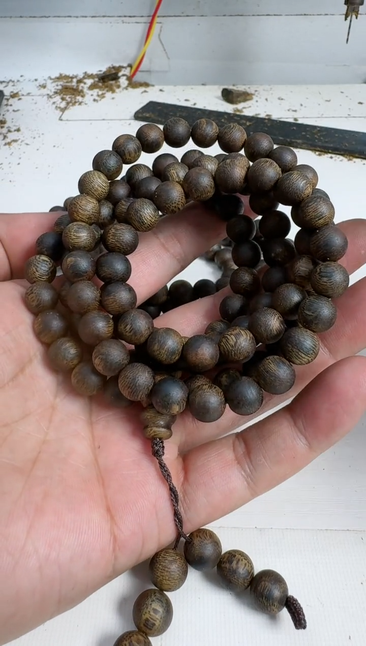 【闪购商品】沉香手串乌身0.9规格多圈42克