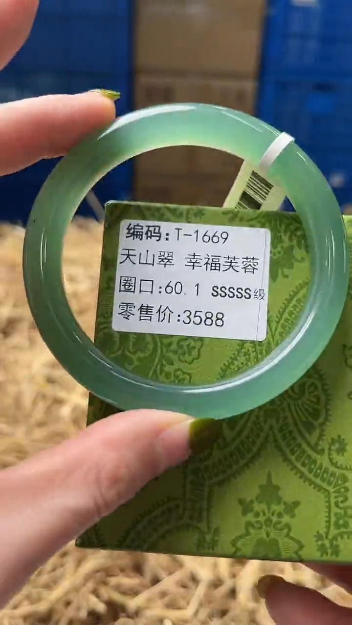 未镶嵌手镯石英质玉T1669