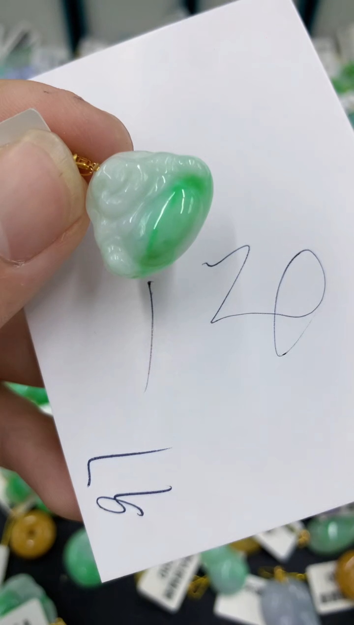 【闪购商品】翡翠颈饰18K金镶嵌号链接11111