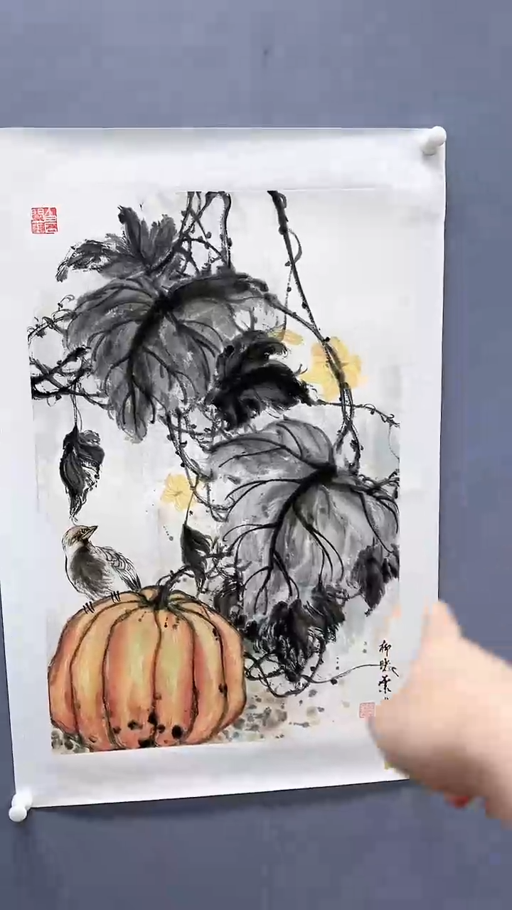 【闪购商品】绘画柳晓叶绘画2.7平尺花鸟