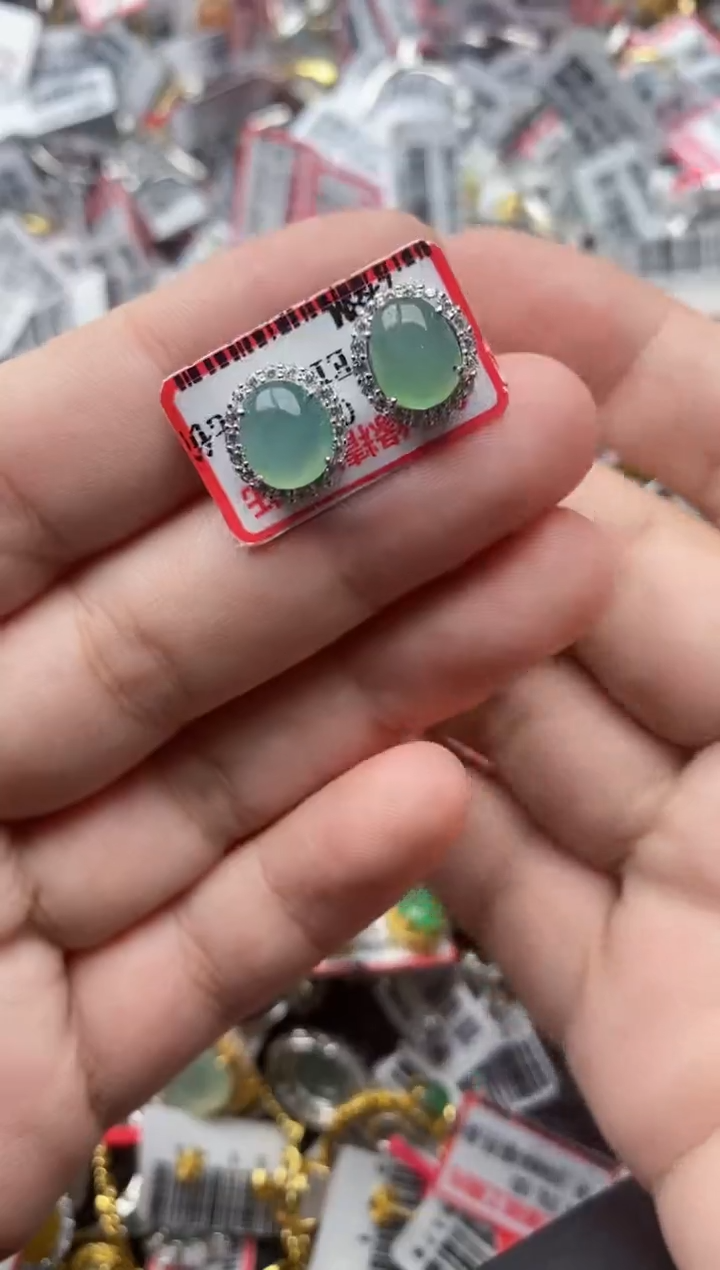 【闪购商品】翡翠戒指银S925镶嵌11111--8