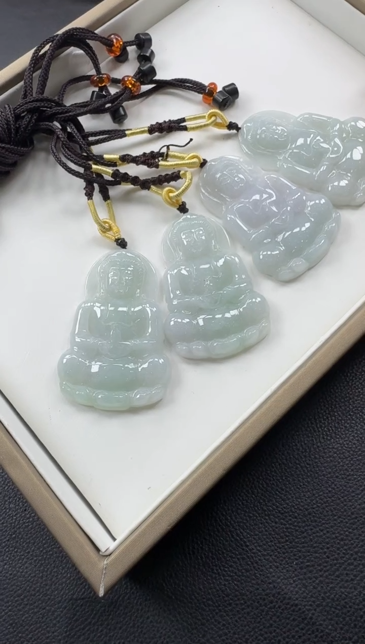 【闪购商品】翡翠颈饰未镶嵌YM1025观音多样性发一