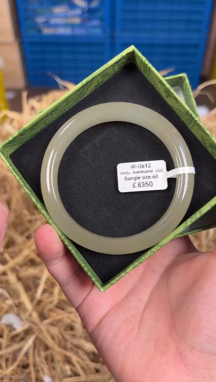 未镶嵌手镯石英质玉W0612