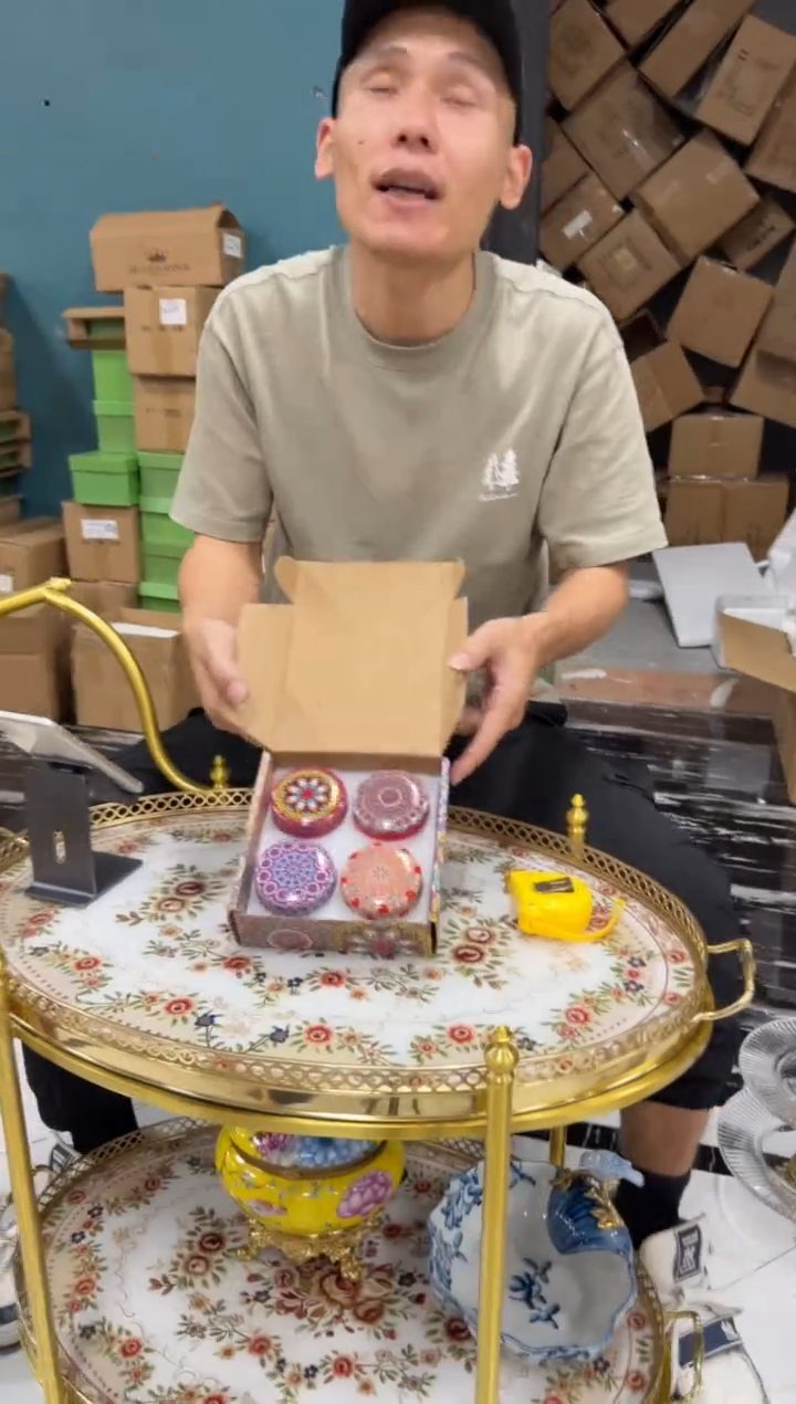 黄铜黛姿家居装饰品摆件  