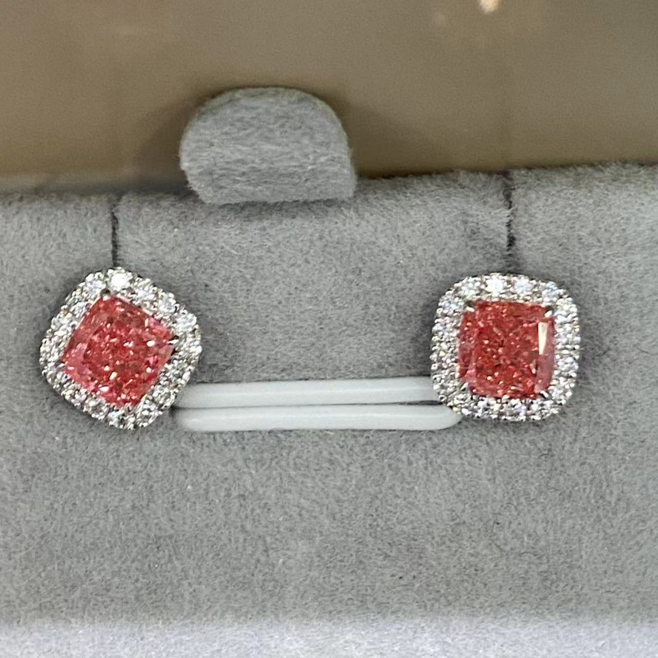 实验室培育钻石18k金彩钻耳钉合集日常小巧时尚钻石耳钉新年配饰