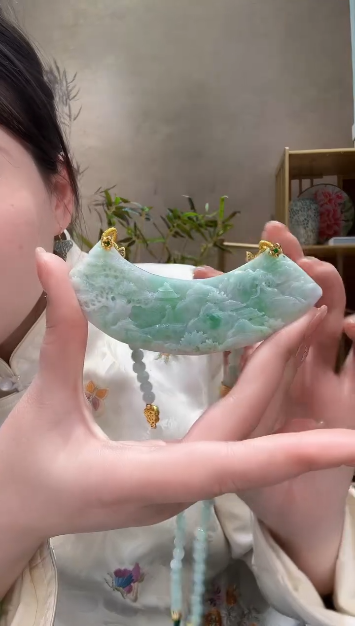 【闪购商品】翡翠颈饰未镶嵌吊坠