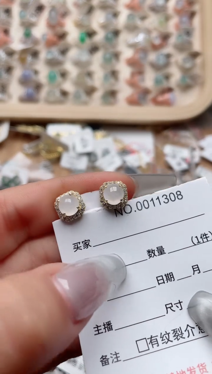 【闪购商品】翡翠戒指银S925镶嵌、