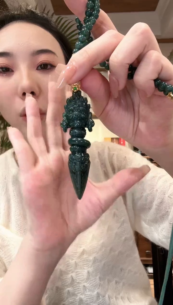 【闪购商品】翡翠颈饰未镶嵌国风