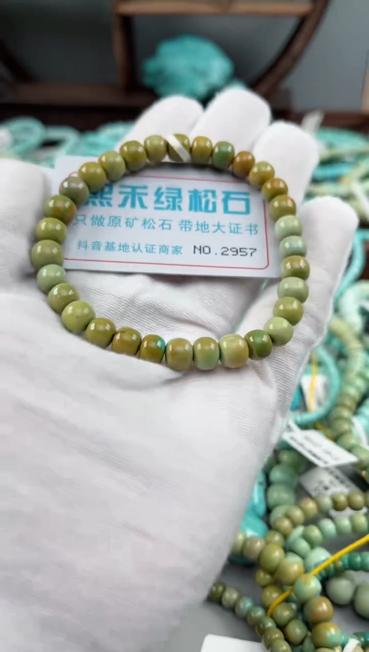未镶嵌绿松石松石2957