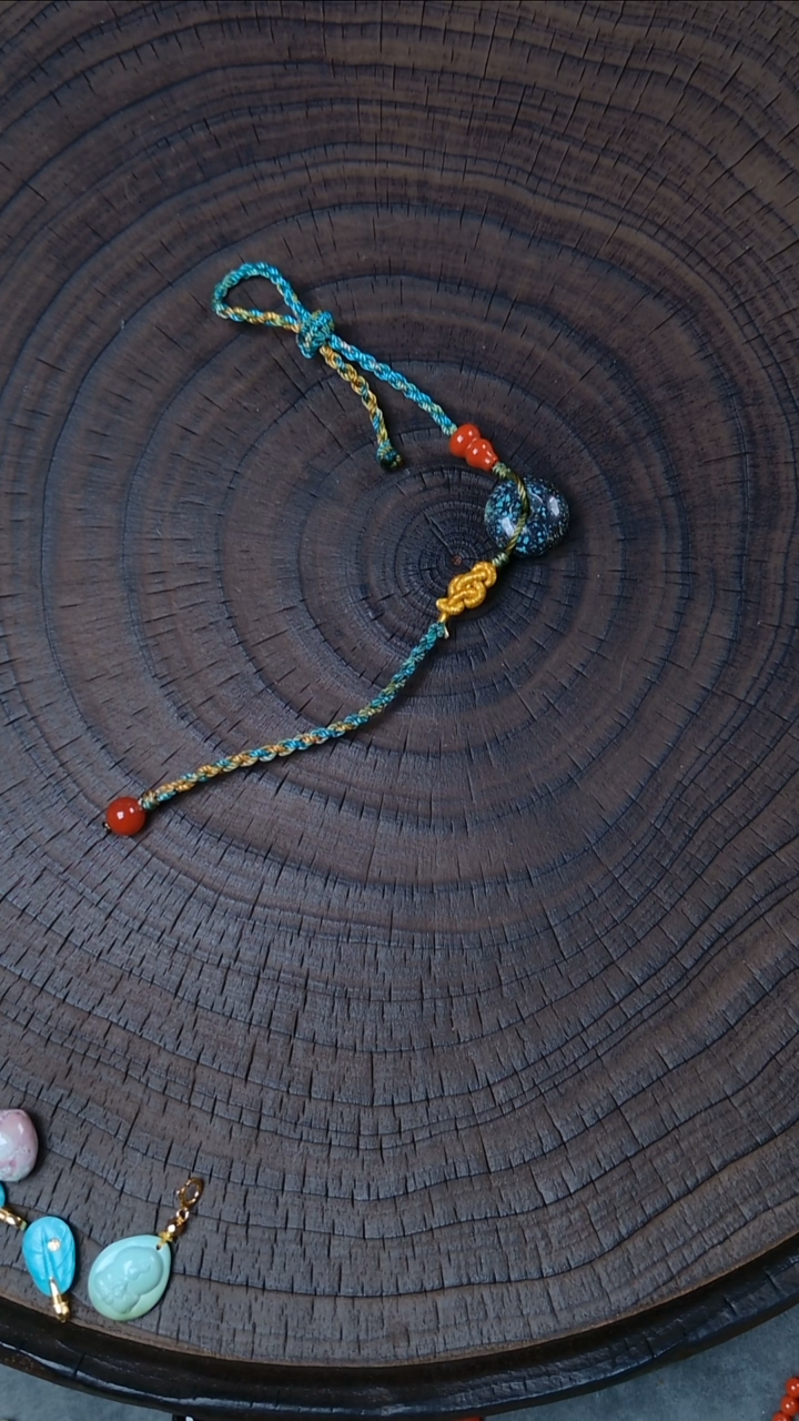 未镶嵌绿松石手链平安扣手链