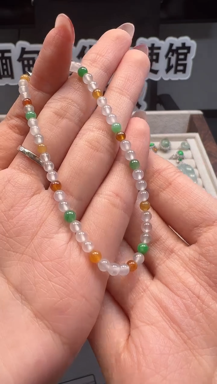 未镶嵌手串翡翠缅甸珠宝严选