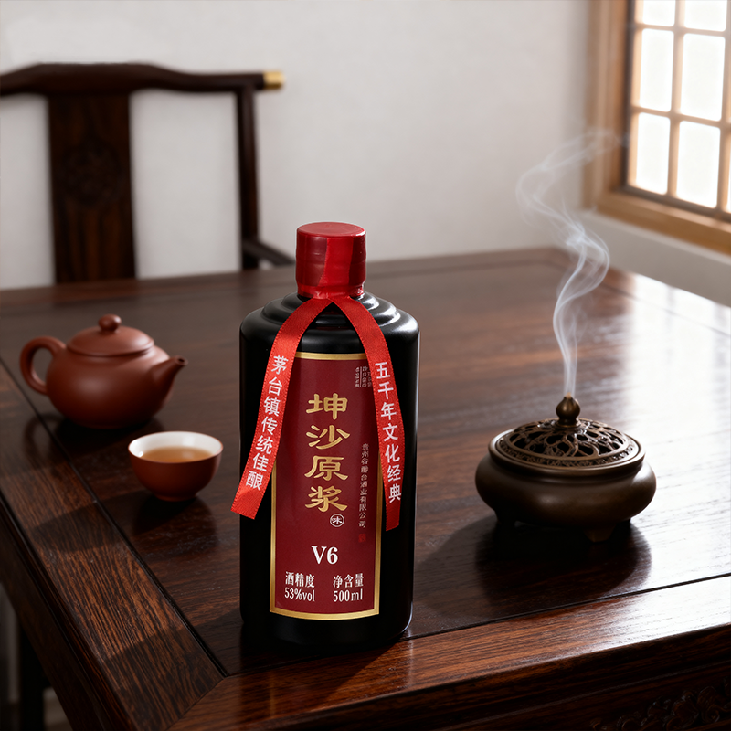 谷醇台 酒茅台镇坤沙原浆酱香型白酒53度500ml口粮酒53%Vol500