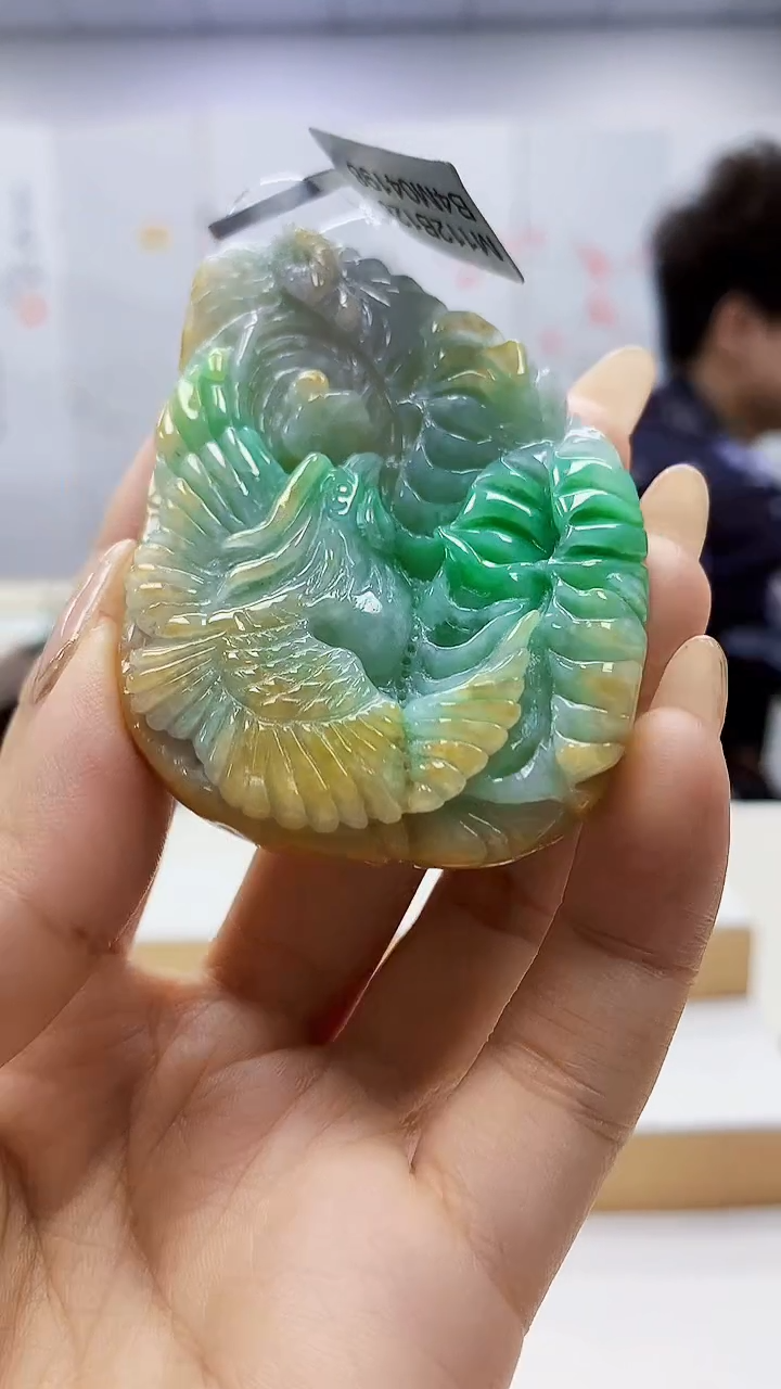 未镶嵌定制翡翠4688ty-毛货挂件42