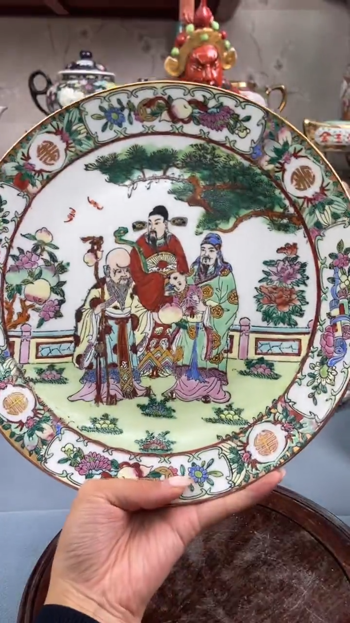 瓷片微瑕慎拍景德镇窑老厂瓷器单件