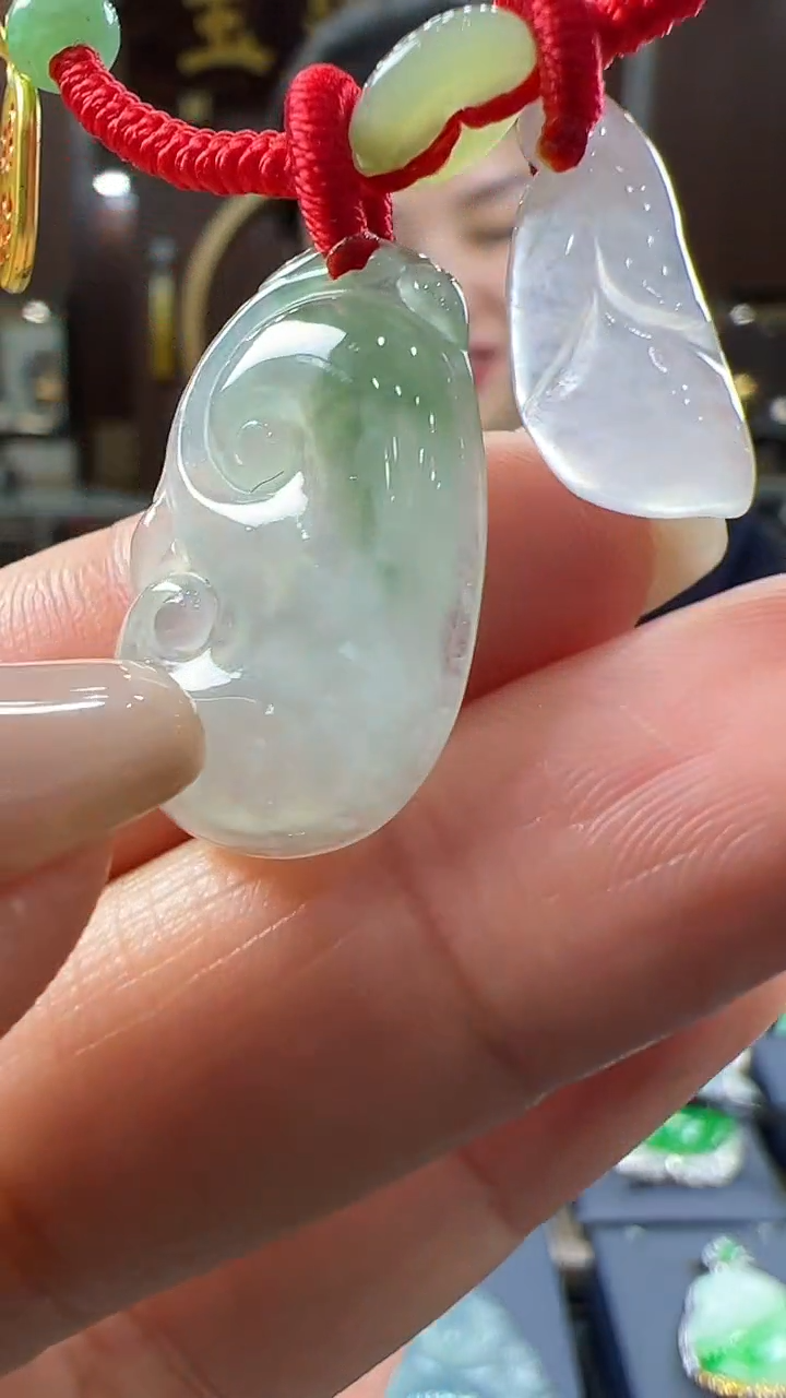 【闪购商品】翡翠挂件未镶嵌脚链