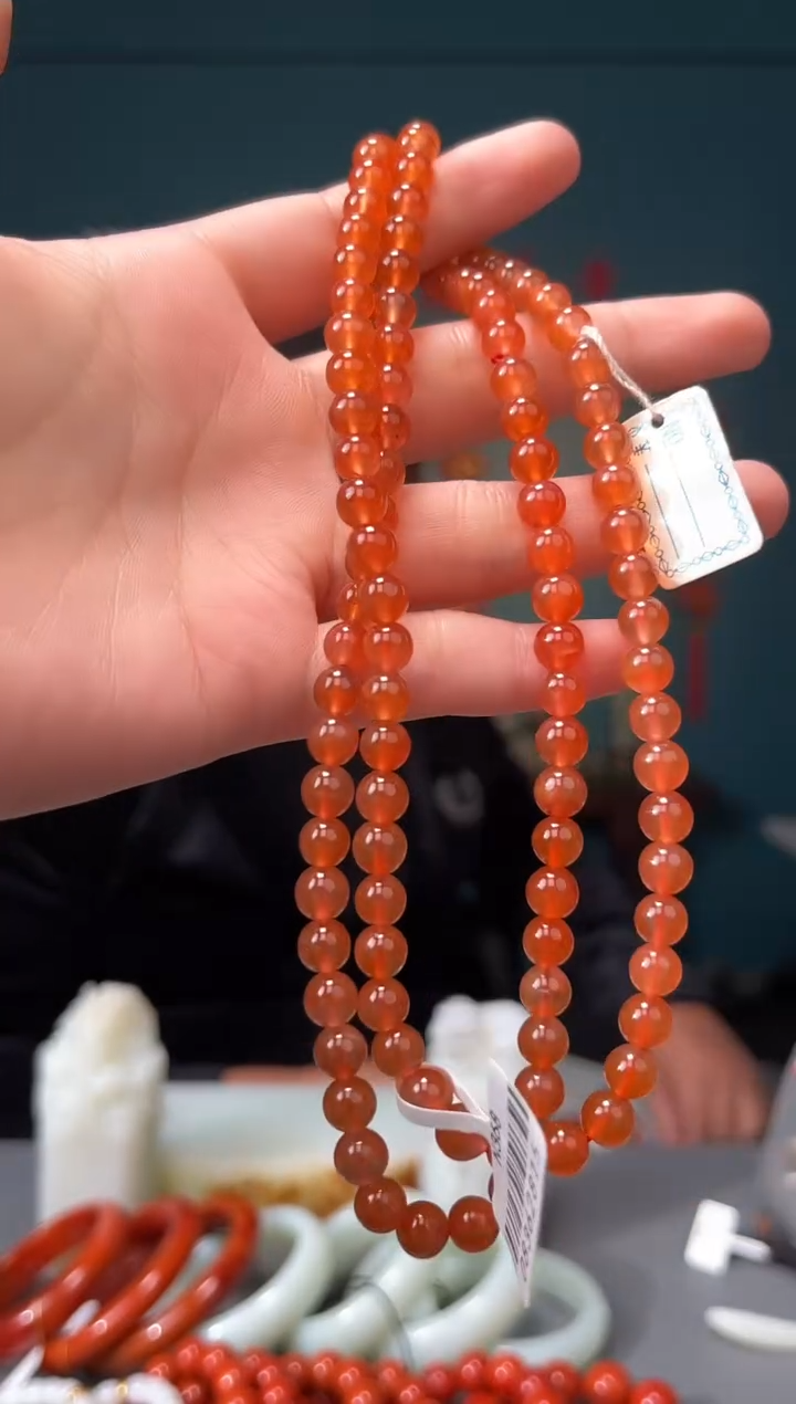 【闪购商品】南红玛瑙颈饰未镶嵌项链