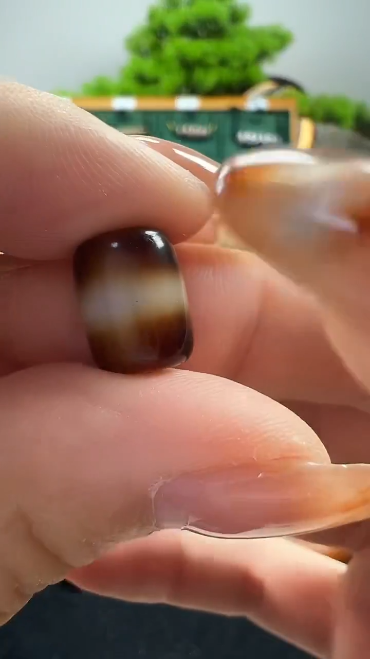 玛瑙/玉髓（覆膜）颈饰未镶嵌4.（微瑕随机发货）