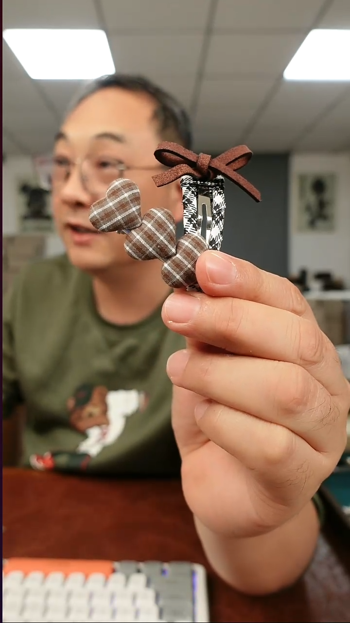 非金属布艺对夹            