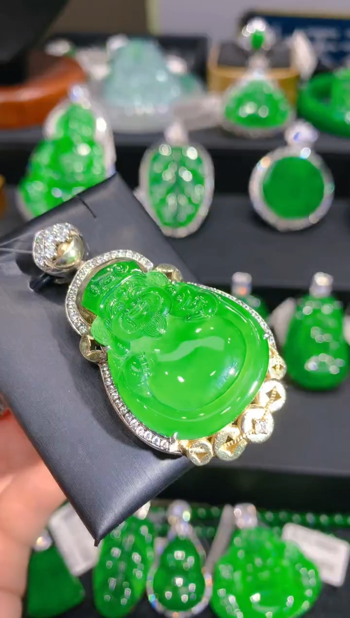 【闪购商品】翡翠颈饰银S925镶嵌50一季