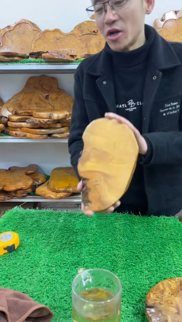 【闪购商品】四川香杉枯木榴茶盘