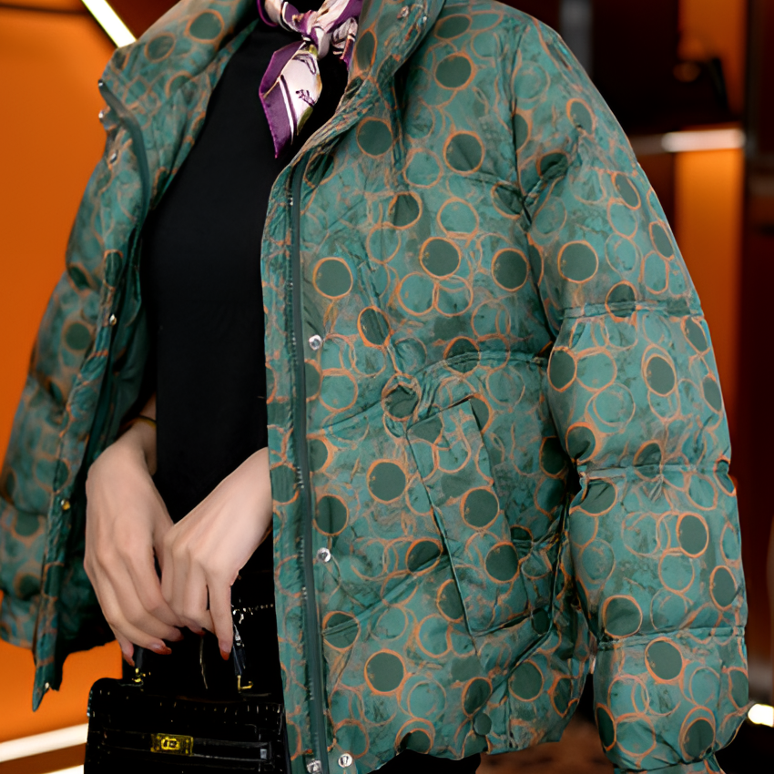 专柜品质 2024年冬新款白鸭绒修身显瘦保暖羽绒外套ZF-R026