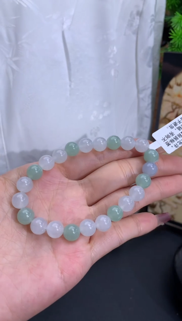 【闪购商品】翡翠手链未镶嵌卡8mm
