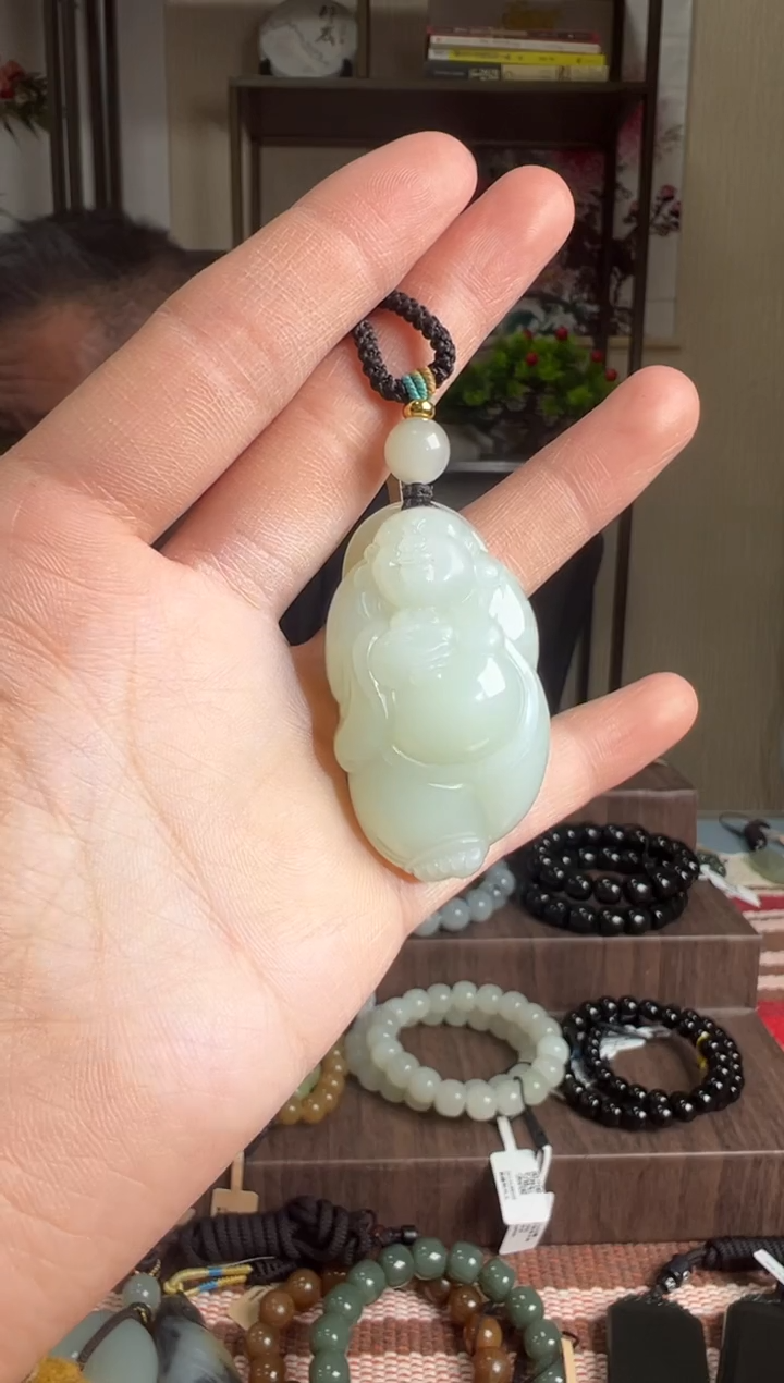 吊坠(不含链)未镶嵌和田玉和田玉迪克兰吊坠