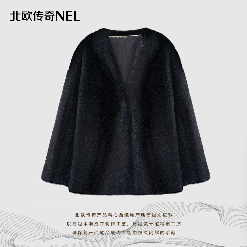 【新东方专属】北欧传奇 华府盛装 进口水貂外套26818