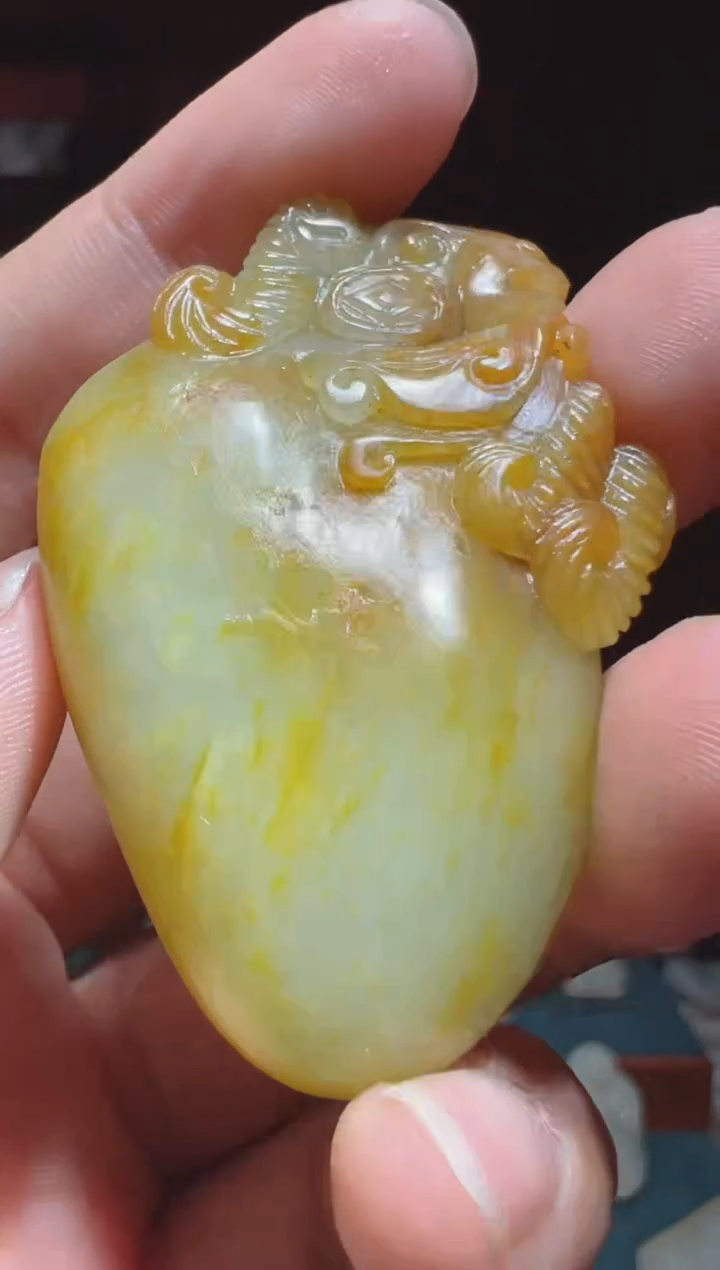 【闪购商品】和田玉吊坠(不含链)未镶嵌1