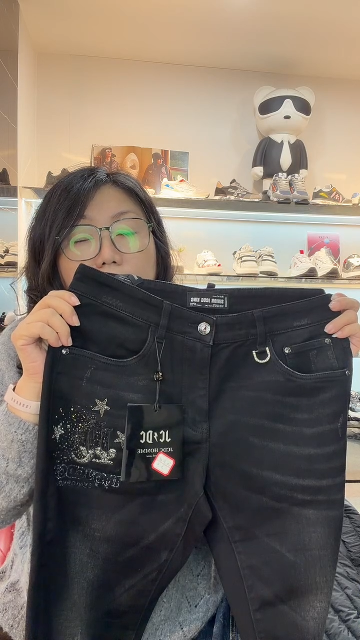 春**间JCDC  黑色 牛仔裤 32